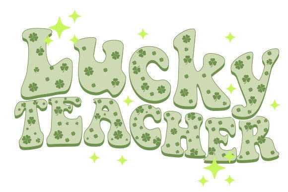 Lucky Teacher St. Patrick’s Day SVG: A Seasonal Graphic Asset for Creative Publishing