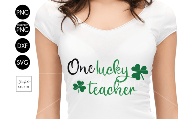 One Lucky Teacher St Patricks Day SVG: A Vibrant Design Asset for Crafts and Graphics