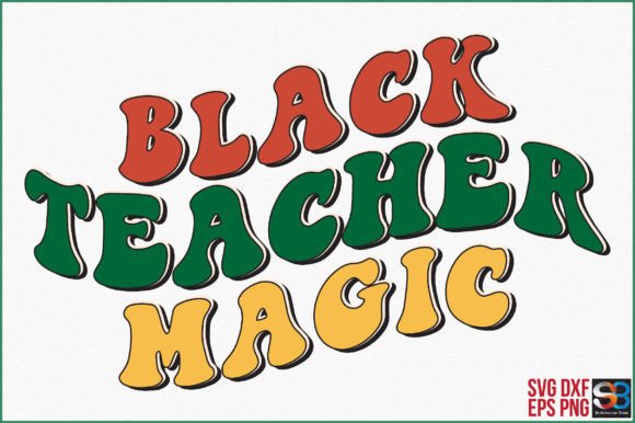 Retro SVG Black Teacher Magic: A Designer’s Practical Take