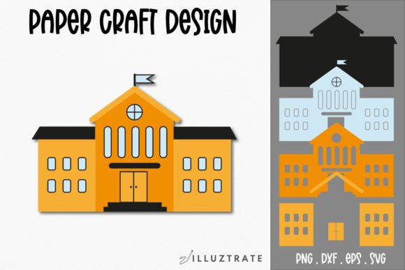 School Building SVG: A Versatile Design Asset for Crafts and Graphics