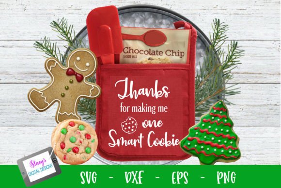 Teacher - One Smart Cookie: A Versatile Graphic Design Asset for Bloggers and Content Creators