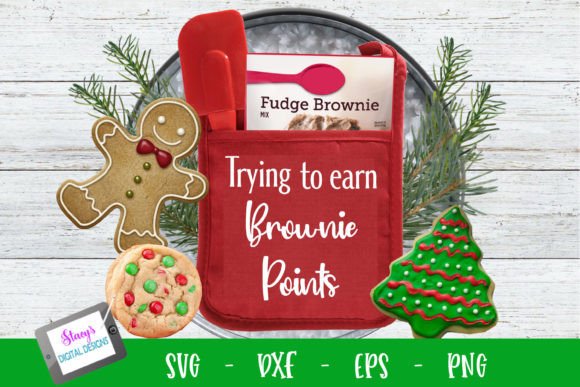 Teacher Trying to Earn Brownie Points SVG for Crafts and Graphics