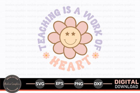 Teaching is a Work of Heart SVG Review for Real Projects
